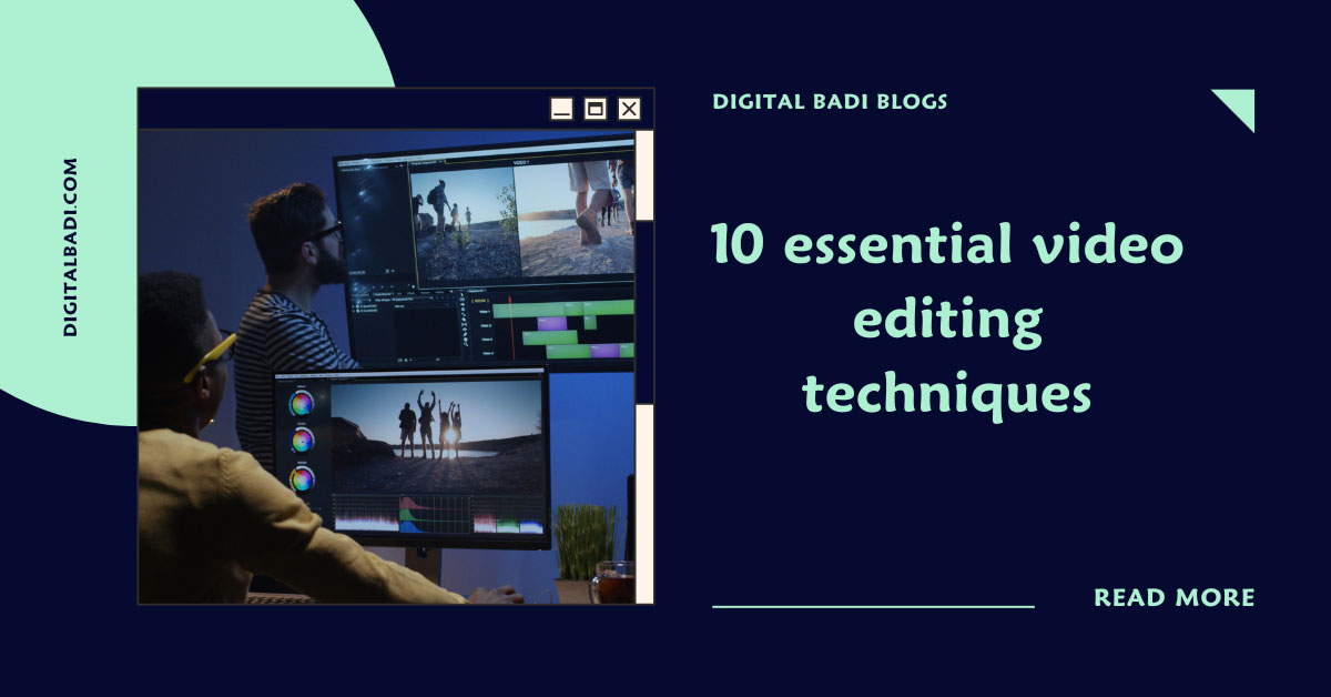 video editing techniques for beginners