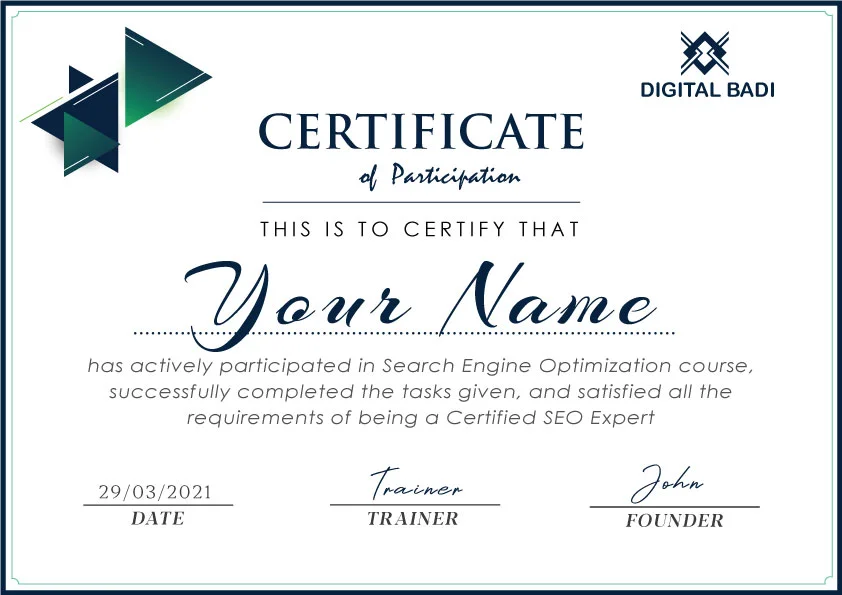 SEO Training in Hyderabad Certification